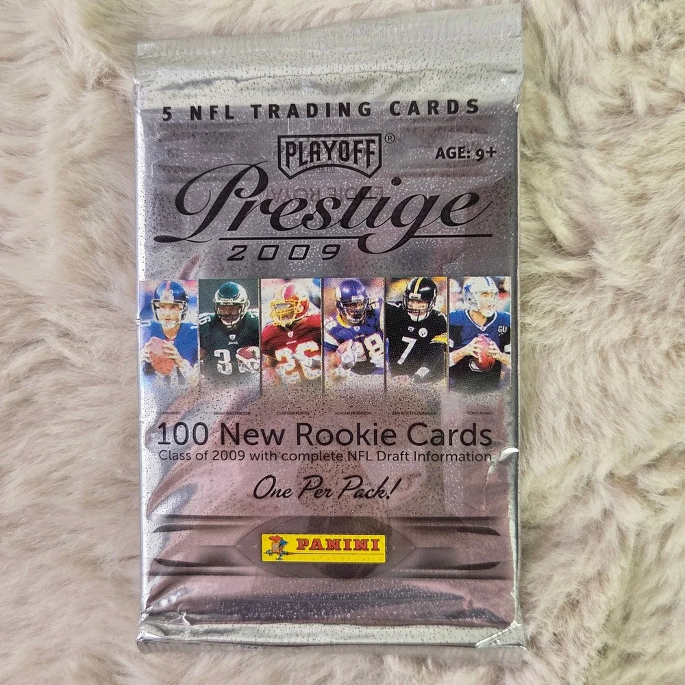 Panini Playoff Prestige 2009 NFL Football Trading Card Pack 5 Cards Sealed New